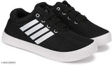 Kids canvas casual sneakers, black laces, white soles