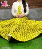 Printed three-quarter sleeve Myra Sensational gown, vibrant Indian maxi dress for women