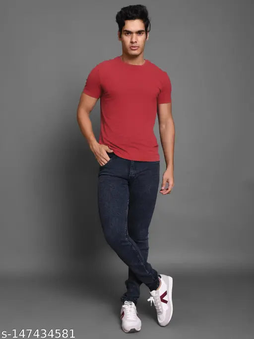 Gorgeous modern men's jeans, dyed/washed denim, RASSO regular fit - cotton, mid rise, size options available from 28-42 inches (India)