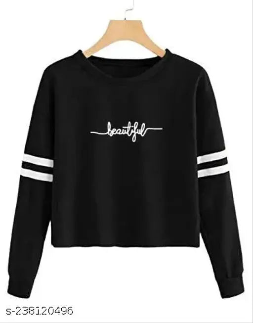 ELEVAJET Women's Printed Cotton Full Sleeve T-Shirt (Pack 1), colorful floral design for summer, women & girls, size S-XL