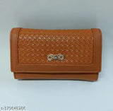 Women's fashionable card holder wallet in a fancy, textured material with a zip closure