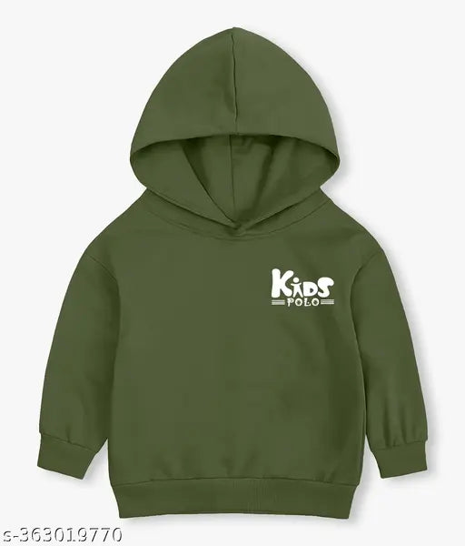 Printed cotton girls hoodie, long sleeves with playful patterns for 2-5 years old kids, India origin