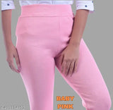 Cotton blend women's jeggings, sustainable OE fabric, high-waisted design - versatile and stylish