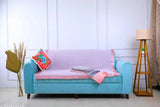 A soft, satiny throw with a contrasting border, perfect for cozying up on a 2-seater couch or adding color to your home decor. Made of luxurious Egyptian cotton