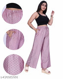 Cotton short kurti set with palazzos, featuring printed design in multiple colors. Indian ethnic wear for women's home wear and casual events