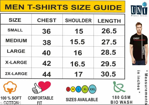Black Uniplanet Store Men's Cotton Punisher Round Neck T-Shirt, short sleeves, 100% cotton, India origin