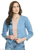 Stylish Fashionista Women's jacket M/36in-L/38in-XL/40in, Indian-made fashion jacket on model