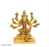 Small, original pure brass Varahi Amman god idol, intricately detailed, Indian origin