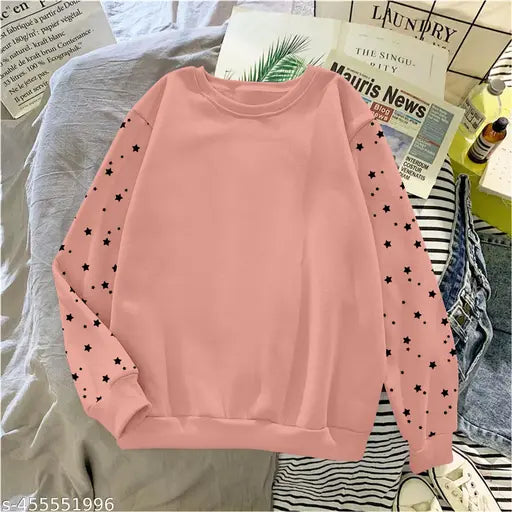 Cotton blend women's long-sleeve tunic top, comfortable and stylish for various occasions, available in multiple sizes from XS to XXL (India)
