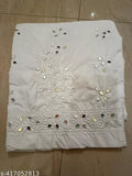 Mirror work cotton pant, chikankari pattern, Indian handcrafted traditional wear