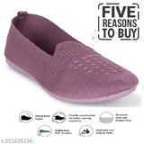 Comfortable mesh ballerinas with stylish embellishments for women's belly, India origin