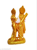 Antique finish polyresin Ram-Sita couple statue, Hindu decorative showpiece (24cm)