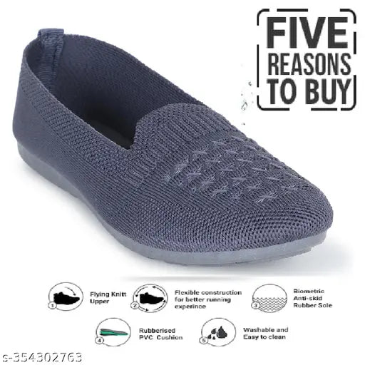 Comfortable mesh ballerinas, stylish for women's bellies - Indian slip-on footwear