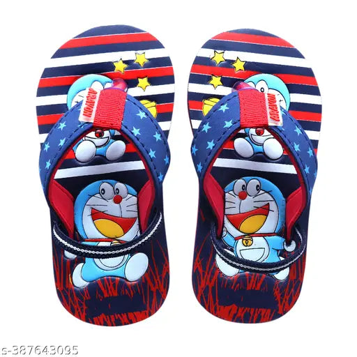 Cartoon character EVA slipper for boys, Doraemon design in various sizes (9-12M, 12-18M, 18-24M, 2-2.5Y), made in India