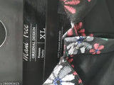 Dupion silk Mani tree print t-shirt, vibrant and soft, XL size from Argentina