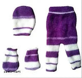 Woolen winter kids' sweater, solid color, long sleeves, 0-3 months, Indian origin