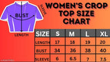 Cotton printed crop top (N), women's trendy style from India - perfect for casual outfits