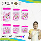 Bellerrird plastic kitchen storage container set, various sizes including 2000 ml, 1500 ml, 1000 ml, 750 ml, 500 ml, 250 ml