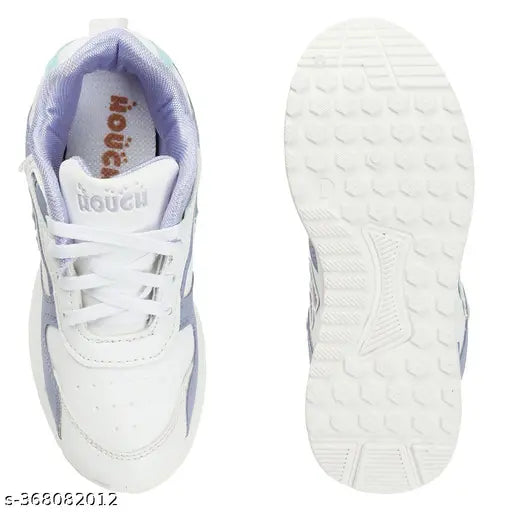 Kids shoe for girl - Synthetic & PVC printed net, casual sneaker by CHAZER, ideal for sports and everyday wear (size 4.5-8.5 years, made in India)