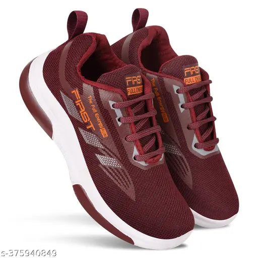 Unisex kids mesh running shoes, PVC sole, trendy & comfortable, lace-up design, various sizes from 4.5-12 years