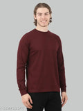 Trends Tower Men's full sleeve cotton t-shirt, solid pattern, M-XXXL sizes, bio washed, Azo free dyed