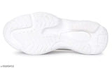 Mesh and PU walking sports shoes for girls, trendy design in solid net pattern. Lightweight, perfect fit by checking shoe size." (106 characters)