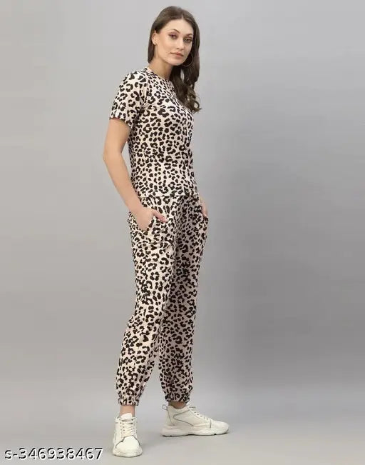 Tiedye cotton lycra women's night suit set, printed nightdress and lounge wear for comfort at home