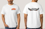 KTM bike riding t-shirt, polyester short sleeves with printed net design, size S - India