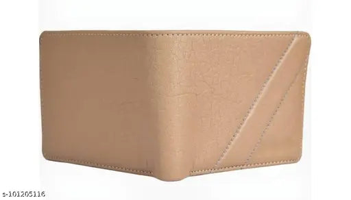 Synthetic striped wallet, free size Waltwood, durably lined, well-designed Indian leather accessory