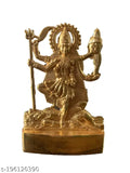 Kali Maakali Mata brass statue, 11cm tall, Indian home decor item on display