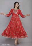 Rayon Anarkali Gown, Zari Embroidered, Indian ethnic wear for women & girls (S: 36-48in, M: 38-48in, L: 40-48in, XL: 42-48in, XXL: 44-48in, XXXL: 46-48in)