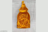 Metal Lakshmi Devi decorative idol, 6.5 inches tall, adds elegance to your puja room, India origin