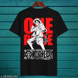 Trendy mens anime back printed cotton blend tshirt 180Gsm, vibrant graphics featuring Naruto, One Piece, Kakashi, Akatsuki, Satoru, Pain. Short sleeves, XS-XL sizes