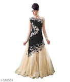 Designer velvet lehenga choli set, semi-stitched with embroidery, Indian traditional bridal wear on display stand