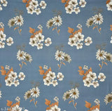 Elastic cotton fitted double bed sheet with floral pattern & 2 pillow covers, ideal for summer, superfine quality from India