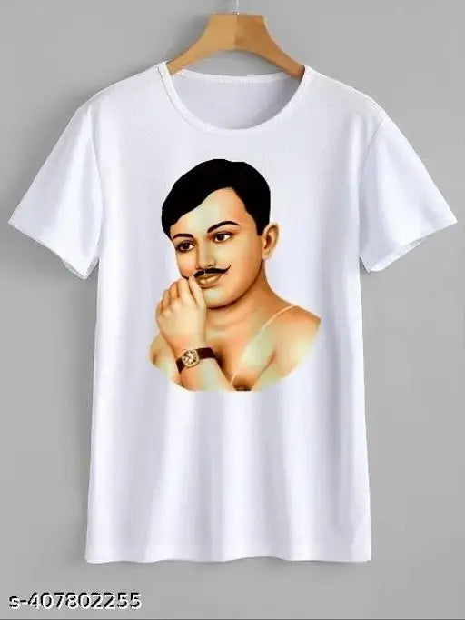 Chandra Shekhar Azad lycra t-shirt, printed net design, Indian origin