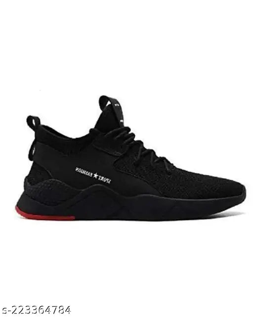 Bersache Casual Shoes for Kids, Sneakers with Loafers design, Black and Red, Combo pack of 2, Canvas material