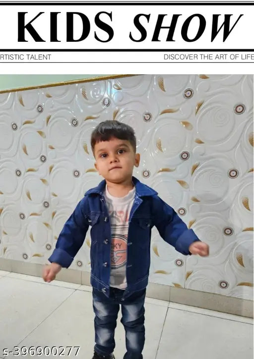 boys dark jacket kids wear