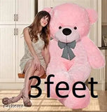 Pink fabric net Casual Kids soft toy, huggable American-style teddy bear, perfect for gifts (90 cm)
