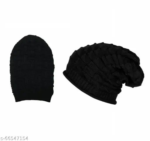 Wool beanie cap - high-quality, anti-allergic, stylish trendy men's cap for funky guys