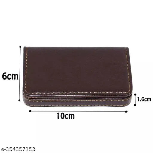Trendy faux leather wallet with ATM card holder and new lock, solid black design for on-the-go organization