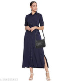 Women's blue satin sling bag with a black strap and multiple pockets
