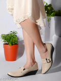 Black synthetic leather close back sandals with buckle detail, comfortable for casual, formal, or partywear events