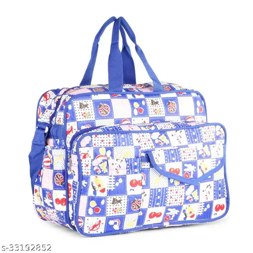 Blue fabric kids backpacks multipack: Colorful diaper bags for boys and girls from India