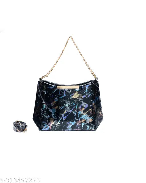 Black, velvet, clutch bag with gold zipper