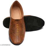 Kids naga loafers, brown suede material