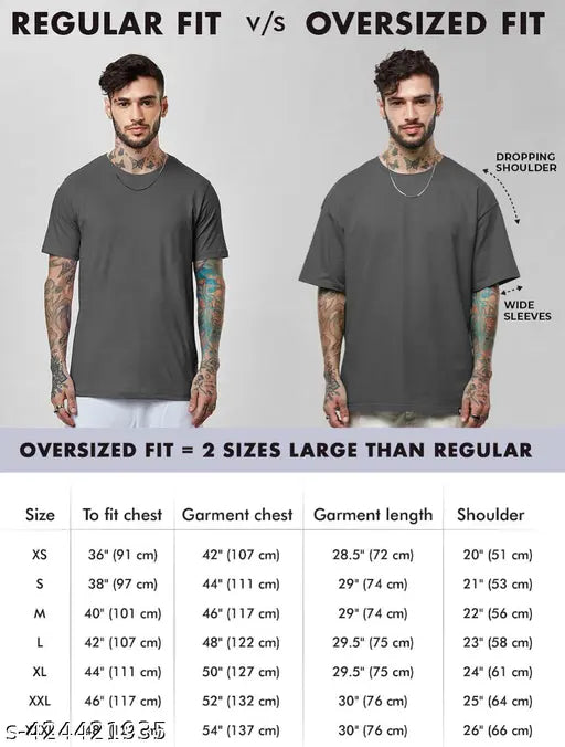 Damn Gud oversized men's cotton t-shirt, printed design, short sleeves, size N