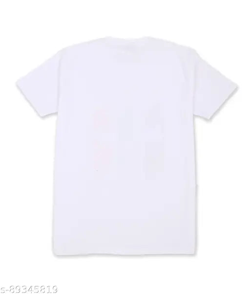 Fastup cotton blend short-sleeve t-shirt, printed pattern, size S-XXL, made in India (S/M: Chest 19in, Length 29in; L/XL: Chest 20in, Length 29in; XL/XXL: Chest 21in, Length 30in)