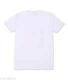 Fastup cotton blend short-sleeve t-shirt, printed pattern, size S-XXL, made in India (S/M: Chest 19in, Length 29in; L/XL: Chest 20in, Length 29in; XL/XXL: Chest 21in, Length 30in)