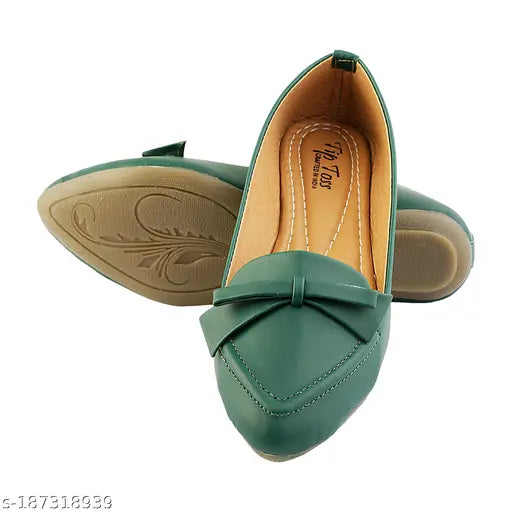 Synthetic leather TipToss Bellies shoes - Solid design, slip-on comfort for summer and winter casual/party wear